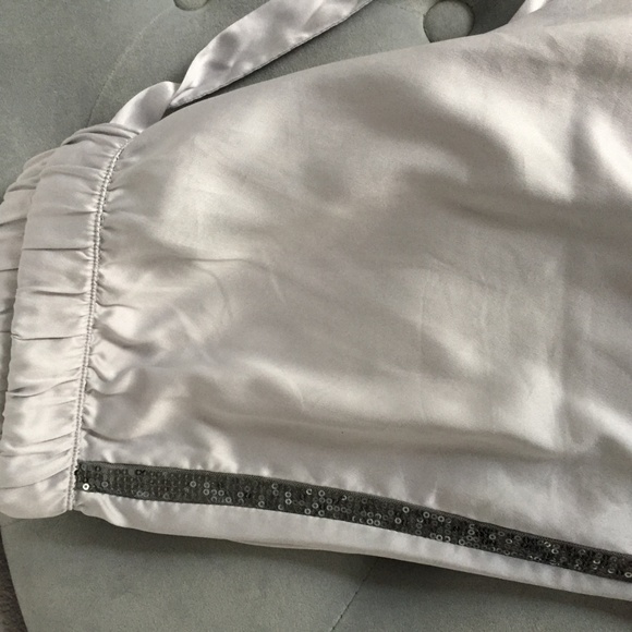 Afterhours satin sequin silver pajama pants - Picture 6 of 13